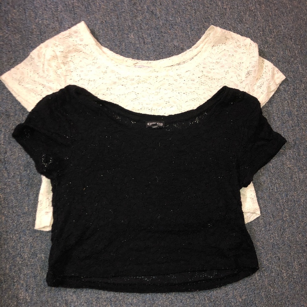 Bundle || Express Lace Crop Tops